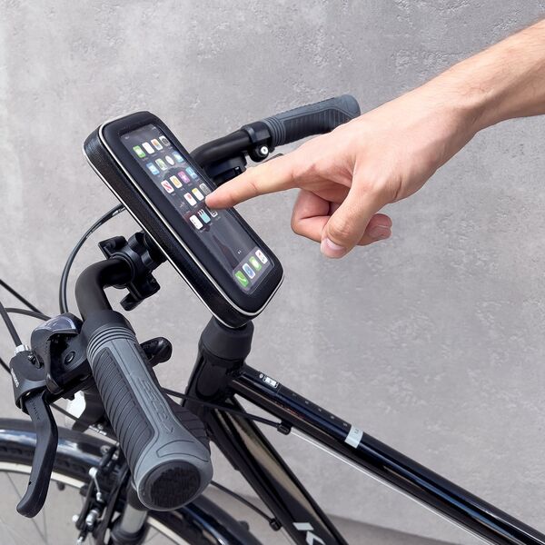 Wozinsky Wozinsky uchwyt na telefon do roweru, motocykla, hulajnogi czarny (WBHBK7) 11548605 5907769307324