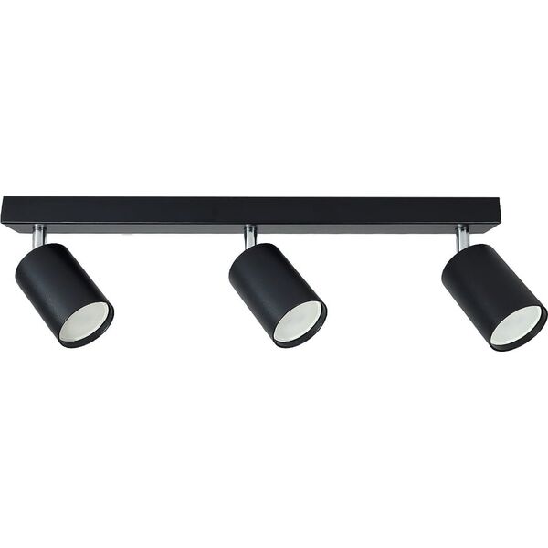 Lampa sufitowa Masterled Bardo lampa sufitowa (spot) 3-punktowa czarna/chrom 11551703 5908263384736