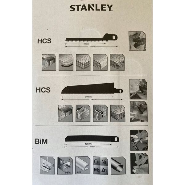 Stanley Brzeszczoty do pil.Scorpion HCS/BiM dr/stal 3szt,C 11552035 5035048513385