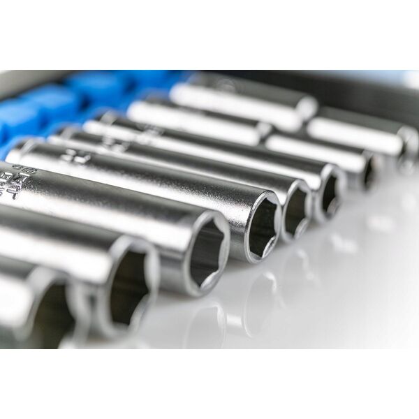 Högert Technik Zestaw nasadek długich 1/4, 8 szt. HT1A886 11557838 5901867192059