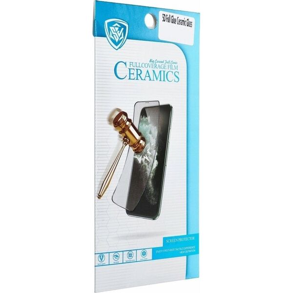 5D Full Glue Ceramic Glass - do Xiaomi 12 / 12X czarny 11558948 5903396175787