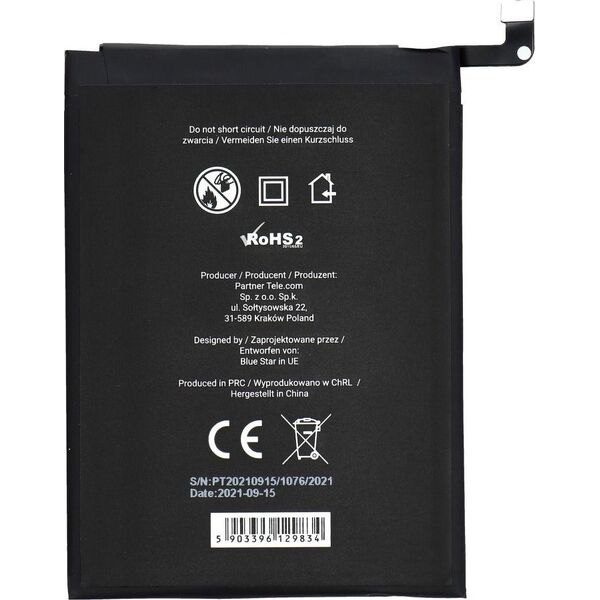 Bateria Blue Star Bateria do Xiaomi Redmi Note 9 (BN54) 5020 mAh Li-Ion Blue Star 11560230 5903396129834