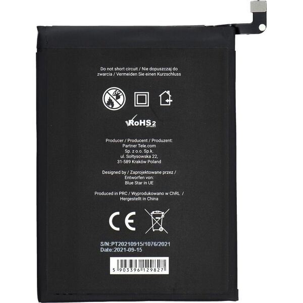 Bateria Blue Star Bateria do Xiaomi Redmi Note 9 PRO (BN52) 5020 mAh Li-Ion Blue Star 11560232 5903396129827
