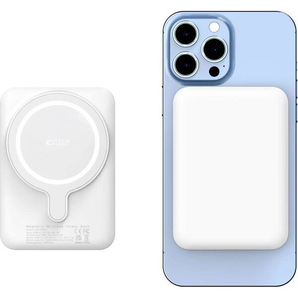 Powerbank Tech-Protect PB10 LifeMag 5000mAh Biały 11622217 9589046926709