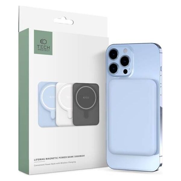 Powerbank Tech-Protect PB10 LifeMag 5000mAh Niebieski 11622218 9589046926693
