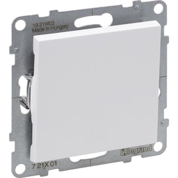 Legrand SUNO - Łacznik jednobiegunowy - 10 AX - 250 V~ - zaciski automatyczne, Biały - Legrand 721101 himp 11636554 3414972041690