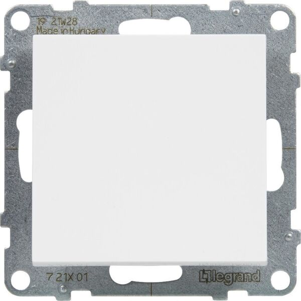 Legrand SUNO - Łacznik jednobiegunowy - 10 AX - 250 V~ - zaciski automatyczne, Biały - Legrand 721101 himp 11636554 3414972041690