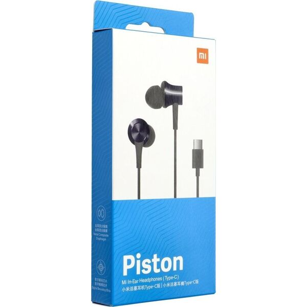 Techonic Oryginalny Zestaw Stereo Xiaomi HSEJ04WM USB-C czarny blister 11647386 6934177710728