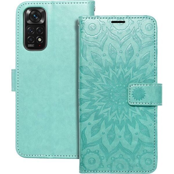 Techonic Kabura Forcell MEZZO Book do XIAOMI Redmi NOTE 11 / 11S mandala zielony 11647412 5903396154201