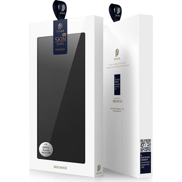 Dux Ducis Dux Ducis Skin Pro kabura etui pokrowiec z klapką Realme Narzo 50A czarny 11647638 6934913039021