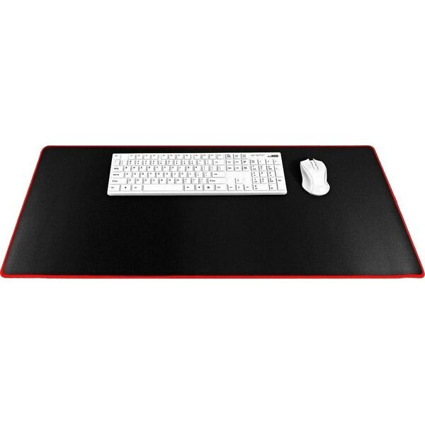 Podkładka Techonic Podkładka pod klawiaturę i mysz dla graczy 900x400x3mm / czarny / obszycie czerwone 11652087 5901737891129