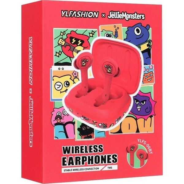 Słuchawki Jellie Monster Steven Czerwone (YLFS-06BT) 11652938 5903396142109