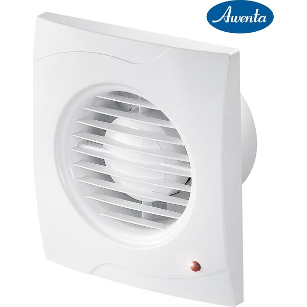 AWENTA Wentylator łazienkowy Vecco fi100 95m3/h 14W 230V z wyłącznikiem sznurkowym biały Awenta WV100W 11655516 5905033302600