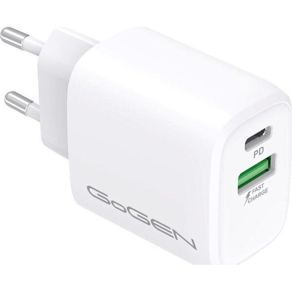Ładowarka GoGEN Ładowarka USB-C PD 20W USB-A 18W GoGEN -ACHPDQ220W 11716000 8590393299539