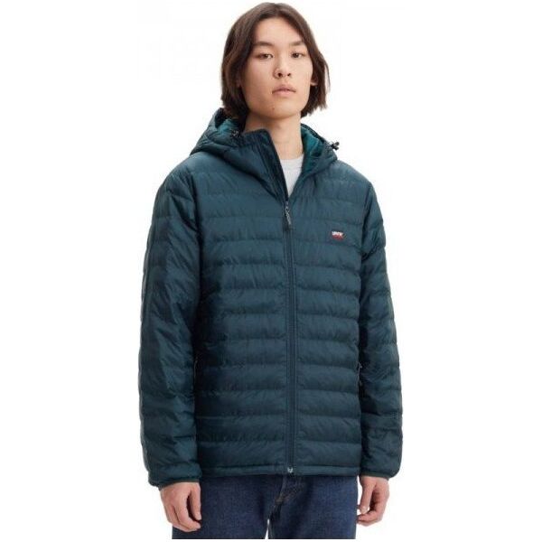 Kurtka męska Levi`s Presidio Packable Hooded zielona r. L 11732884 5401043523641