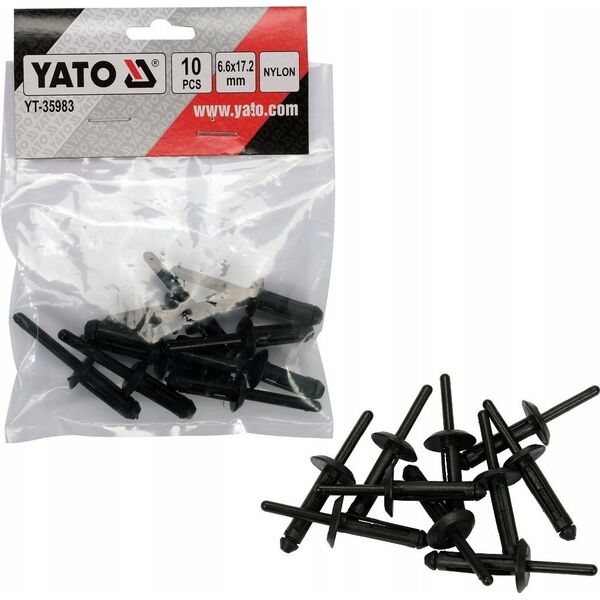 Yato YATO NITY PLASTIKOWE 6.6x17.2mm /10szt. 11739986 5906083073908
