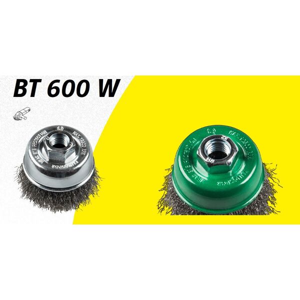 Klingspor K.SZCZOTKA GARNKOWA 80mm M14 BT600W DRUT FALISTY NIERDZEWNY 11740321 4014855433506