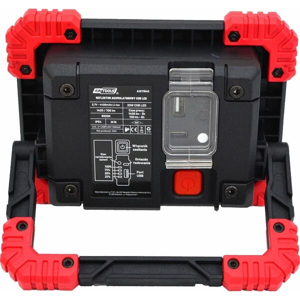 AWTools AWTOOLS REFLEKTOR AKUMULATOROWY COB LED 20W 11740384 5903678610029