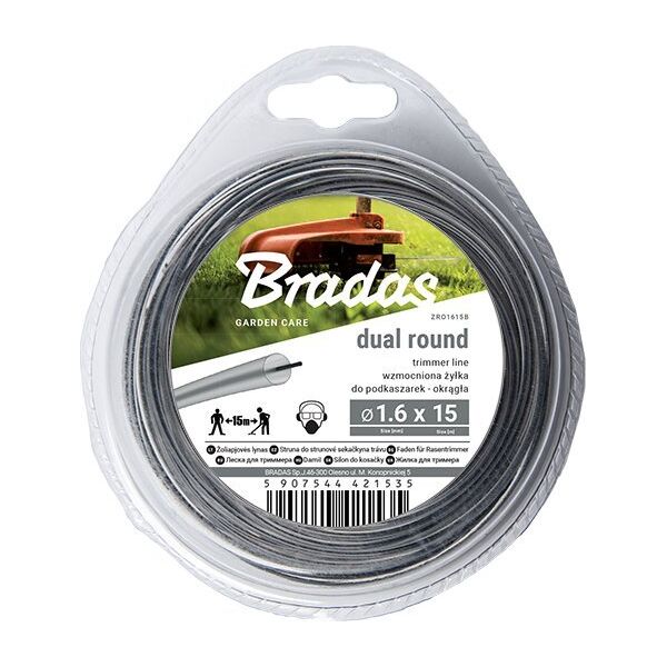 Bradas ŻYŁKA TNĄCA RIPPER DUAL 2.4*15m/OKRĄGŁA /BL. 11740422 5907544421559