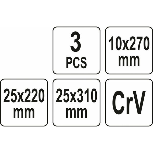 Yato YATO ZESTAW SKROBAKÓW DO USZCZELEK 11740861 5906083061523