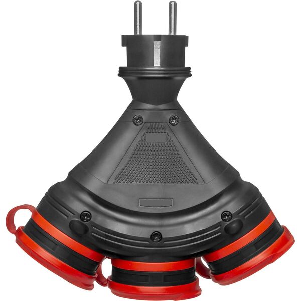 AWTools AWTOOLS ROZGAŁĘŹNIK EXTREME POTRÓJNY Z KLAPKAMI IP54 16A 11741013 5903678610470