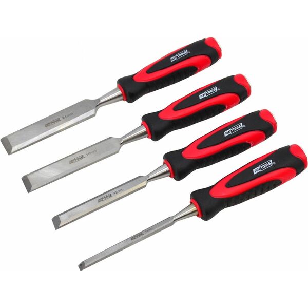 AWTools AWTOOLS ZESTAW DŁUT Z PLASTIKOWYMI UCHWYTAMI 4 SZTUKI 6/12/18/24 MM 11741027 5903678608415