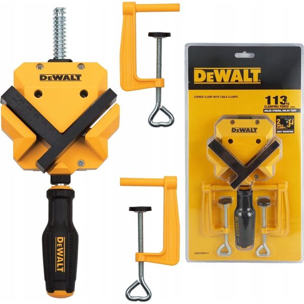 Dewalt DEWALT ŚCISK KĄTOWY NAROŻNY 11741122 3253560838539