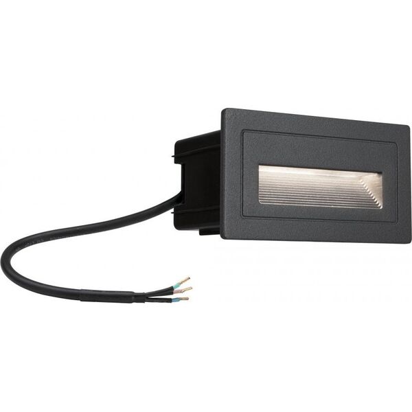 Kinkiet Paulmann Oprawa elewacyjna 230V OWŚ Long 4W IP44 3000K 103 x62 mm Aluminium 11757675 4000870943830