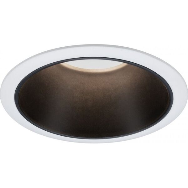 Paulmann Oprawa wbudowana Cole GU10 max. 10W biały / czarny mat 11757702 4000870933947