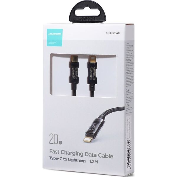 Kabel USB Joyroom USB-C - Lightning 2 m Czarny (JYR428) 11833865 6941237196323