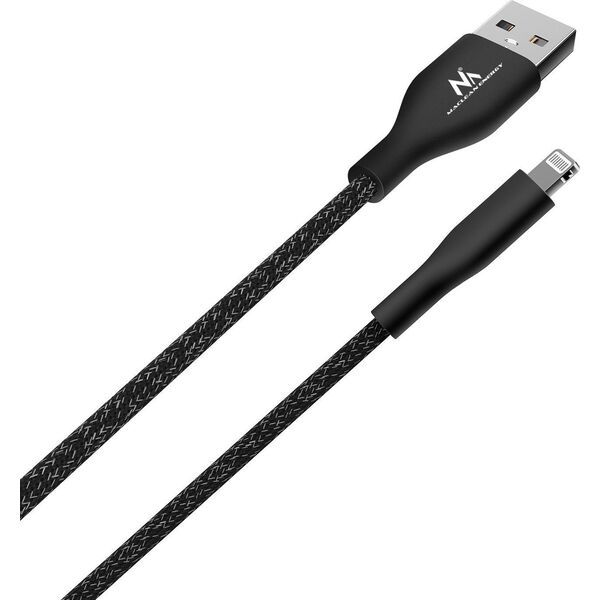 Kabel USB Maclean USB-A - Lightning 1 m Czarny (MCE845B) 11833928 5902211126119