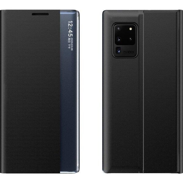 Hurtel New Sleep Case pokrowiec etui z klapką z funkcją podstawki Samsung Galaxy M53 5G czarny 11835250 9145576257623