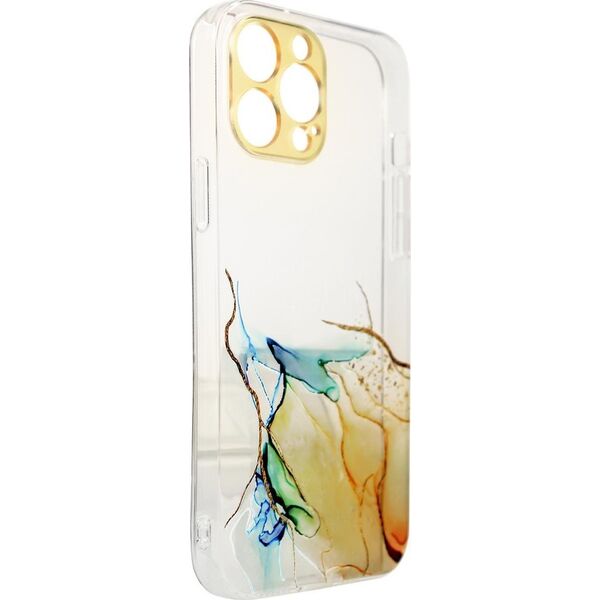 Hurtel Marble Case etui do Samsung Galaxy A12 5G żelowy pokrowiec marmur pomarańczowy 11835271 9145576251690