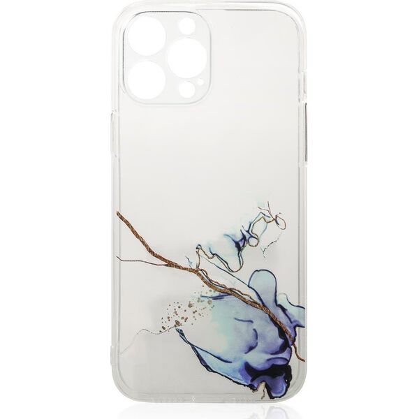 Hurtel Marble Case etui do Samsung Galaxy A12 5G żelowy pokrowiec marmur niebieski 11835277 5907769311277