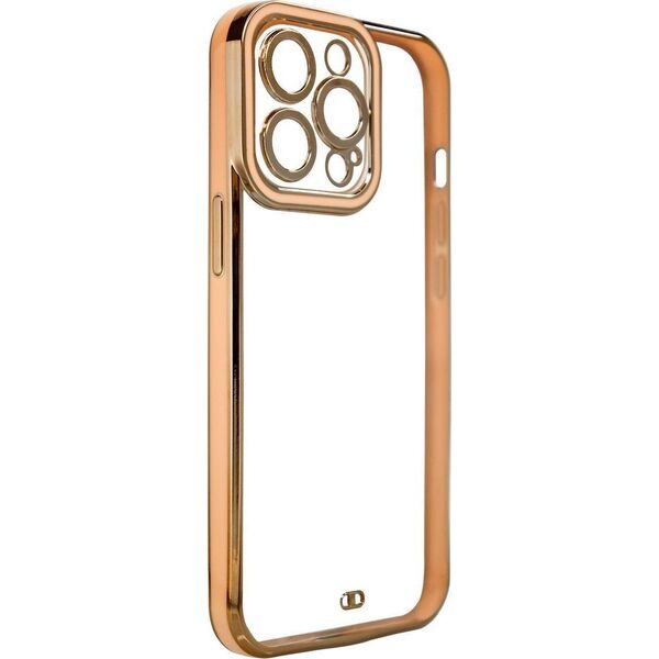Hurtel Fashion Case etui do Xiaomi Redmi Note 11 Pro żelowy pokrowiec ze złotą ramką złoty 11835283 9145576252543