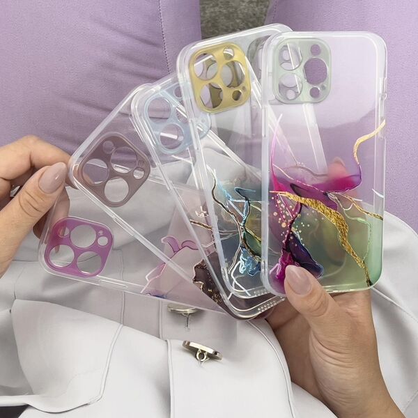 Hurtel Marble Case etui do Xiaomi Redmi Note 11 żelowy pokrowiec marmur brązowy 11851162 9145576251904