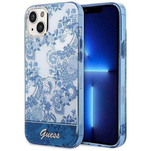 Guess Etui Guess GUHCP14MHGPLHB Apple iPhone 14 Plus niebieski/blue hardcase Porcelain Collection 11854792 3666339064334