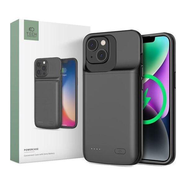 Tech-Protect Etui Tech-protect Powercase 4800mah Apple iPhone 14/14 Pro Black 11855716 9490713927434