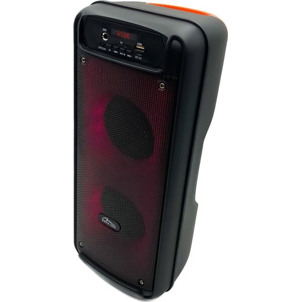 Głośnik Media-Tech FLAMEBOX UP - Głośnik Bluetooth 5.0 z radiem FM i odtwarzaczem MP3, 600W PMPO, iluminacja typu FLAME 11865199 5906453131771