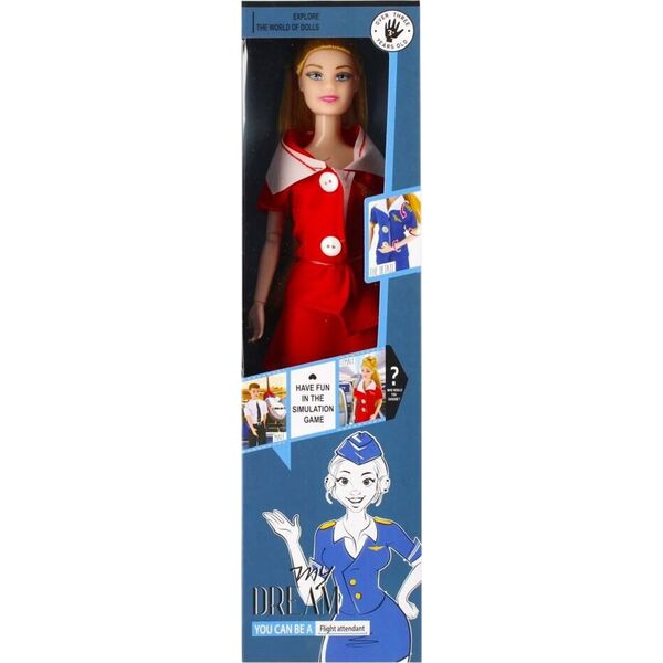 Mega Creative LALKA 29CM 9X33X5 MC ZAWOD MIX4 DISP 12/96/192 11867985 5904335852479