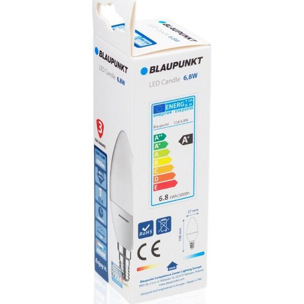Blaupunkt Blaupunkt Żarówka LED E14 6,8W barwa naturalna 11868700 5907622671470