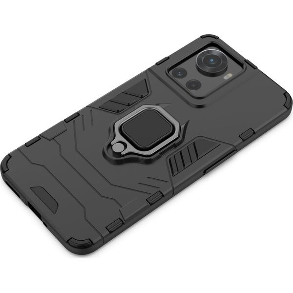Hurtel Ring Armor pancerne hybrydowe etui pokrowiec + magnetyczny uchwyt OnePlus Ace czarny 11872968 9145576257067