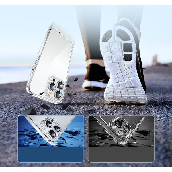 Joyroom Joyroom 14D Case etui do iPhone 14 Plus wytrzymały pokrowiec obudowa przezroczysty (JR-14D3) 11873331 6956116731779