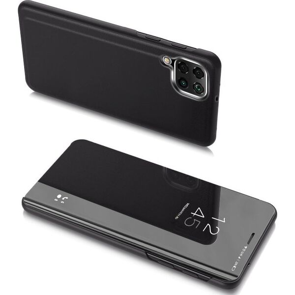 Hurtel Clear View Case futerał etui z klapką Samsung Galaxy M53 5G czarny 11873524 9145576257586