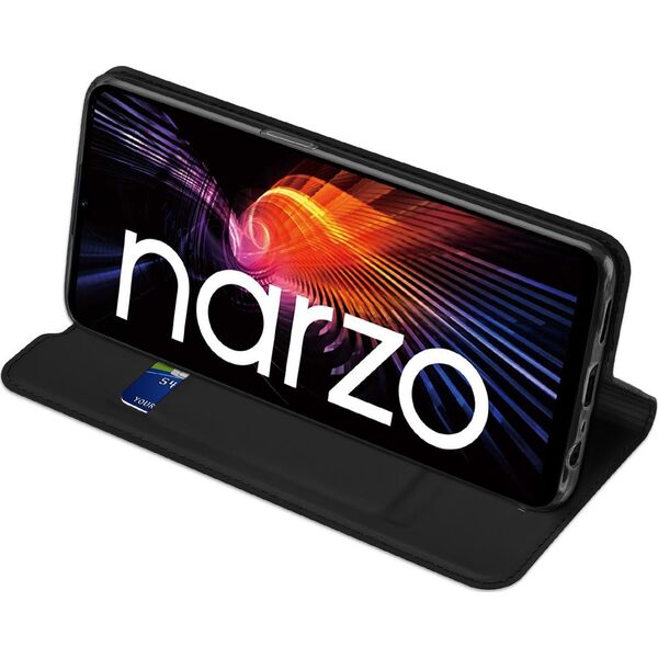 Dux Ducis Dux Ducis Skin Pro kabura etui pokrowiec z klapką Realme Narzo 50A czarny 11873643 6934913036150