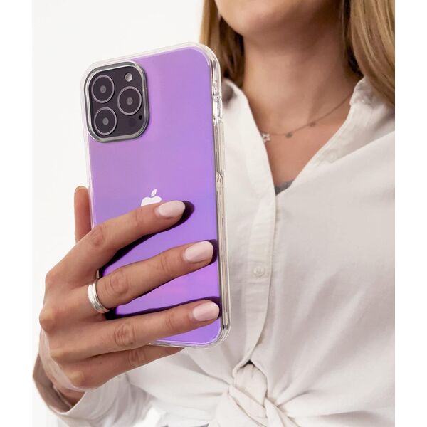 Hurtel Aurora Case etui do Xiaomi Redmi Note 11 Pro żelowy neonowy pokrowiec fioletowy 11876504 9145576253618