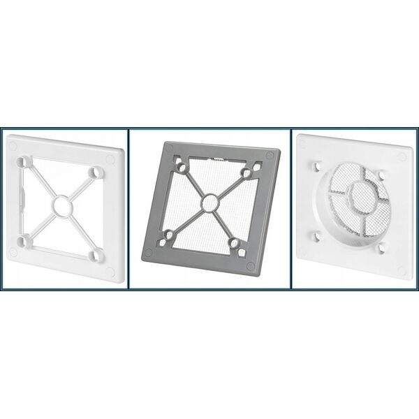 AWENTA Panel dekoracyjny do korpusu wentylatora Escudo fi125 do malowania Awenta PEDM125 11877932 5905033318571