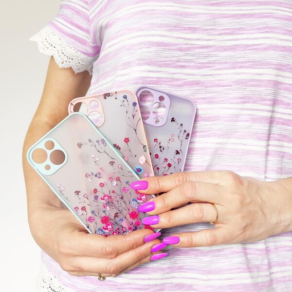 Hurtel Design Case Etui Iphone 12 Pro Max W Kwiaty Jasnoniebieski 11888470 9145576253731