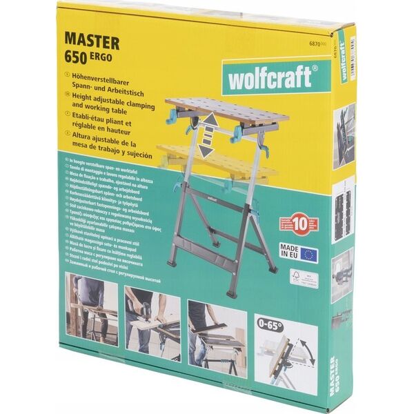 Wolfcraft Stół zaciskowy Wolfcraft Master 650 ERGO 11901286 4006885687004