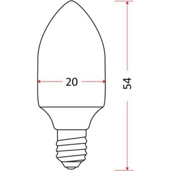 Rum-Lux ŻARÓWKA TRADYCYJNA E14 10W 230V DO LAPKI NOCNEJ 11916366 5905003002318